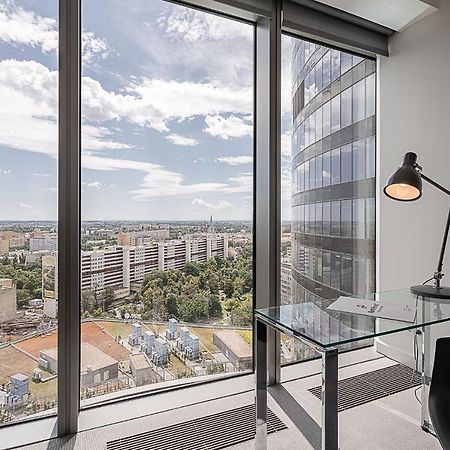 Rentplanet - Apartament Sky Tower Wrocław Eksteriør billede